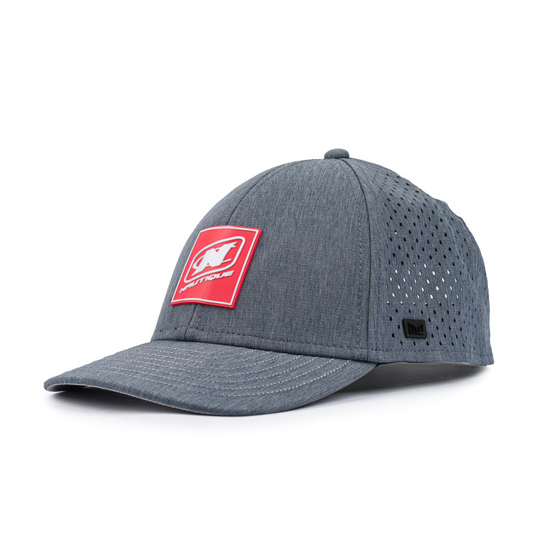 Melin A-Game Cap - Heather Light Blue (Red Patch)