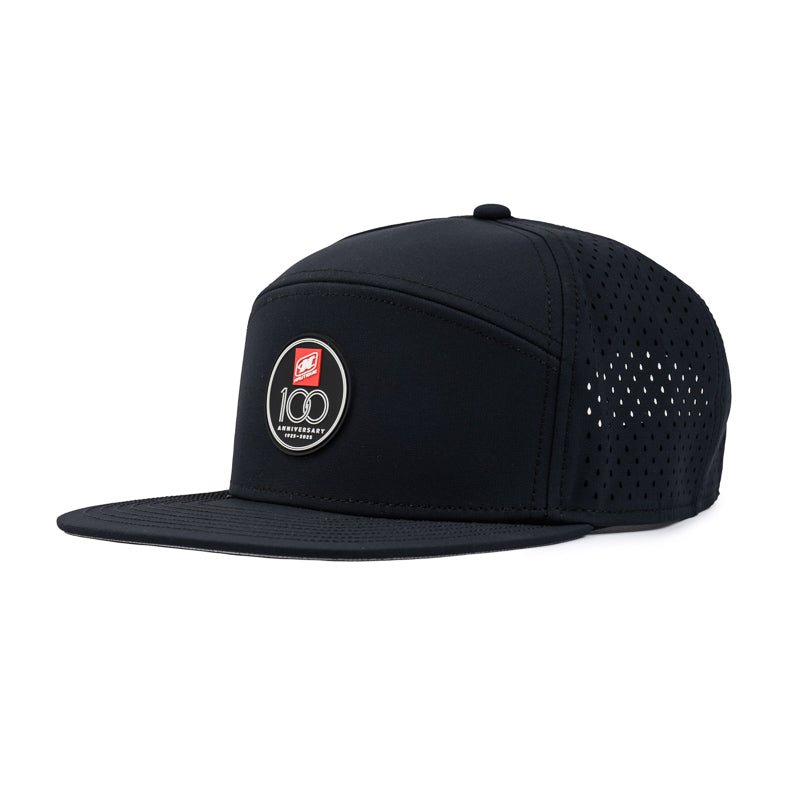 100th Anniversary Melin Trenches Cap - Black - White Outline