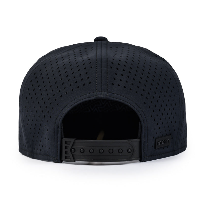 100th Anniversary Melin Trenches Cap - Black - White Outline