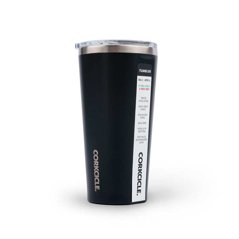 Corkcicle 16oz Tumbler - Black