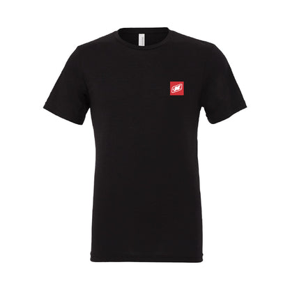 100th Anniversary Stacked Logo Tee - Black - CLEARANCE