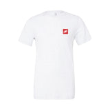 100th Anniversary Stacked Logo Tee - White - CLEARANCE