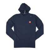 TASC Carrollton LS Hoodie Tee - Navy Heather
