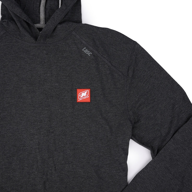 TASC Carrollton LS Hoodie Tee - Iron Grey Heather