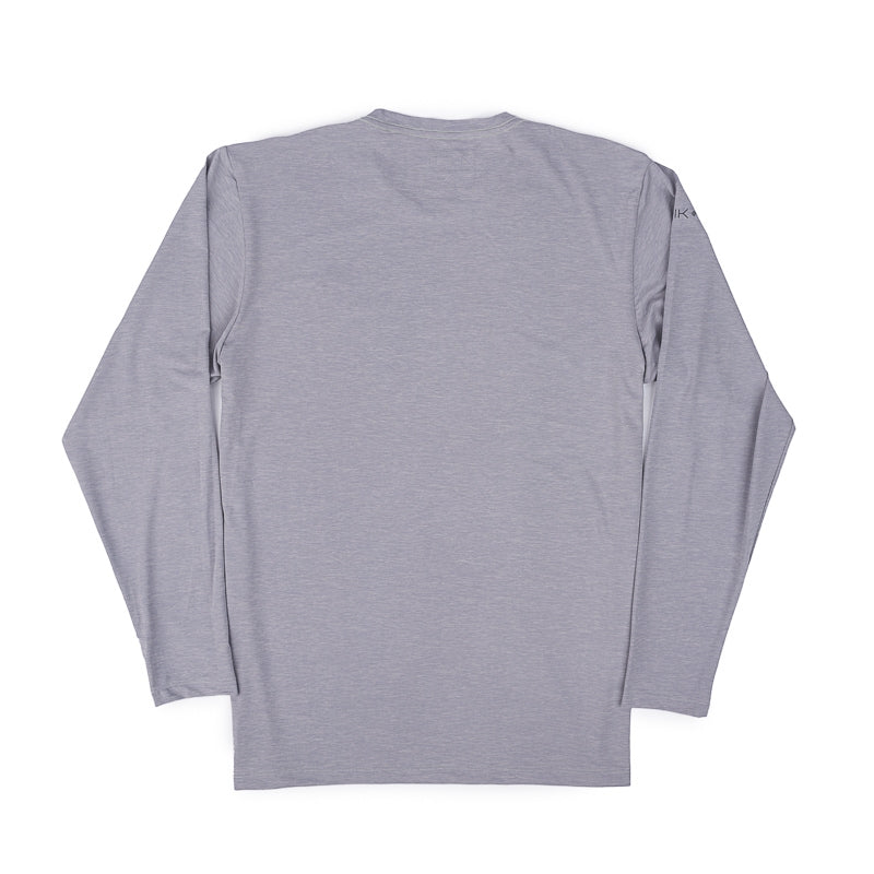 Anetik LS Pro Tech Crew Tee - Alloy Heather