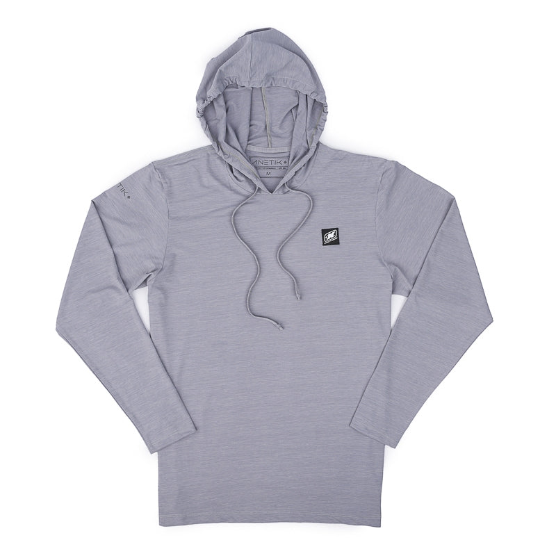 Anetik Tech LS Hoodie Tee - Alloy Heather