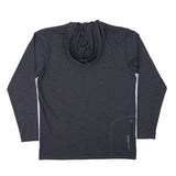 Anetik Tech LS Hoodie Tee - Charcoal Heather
