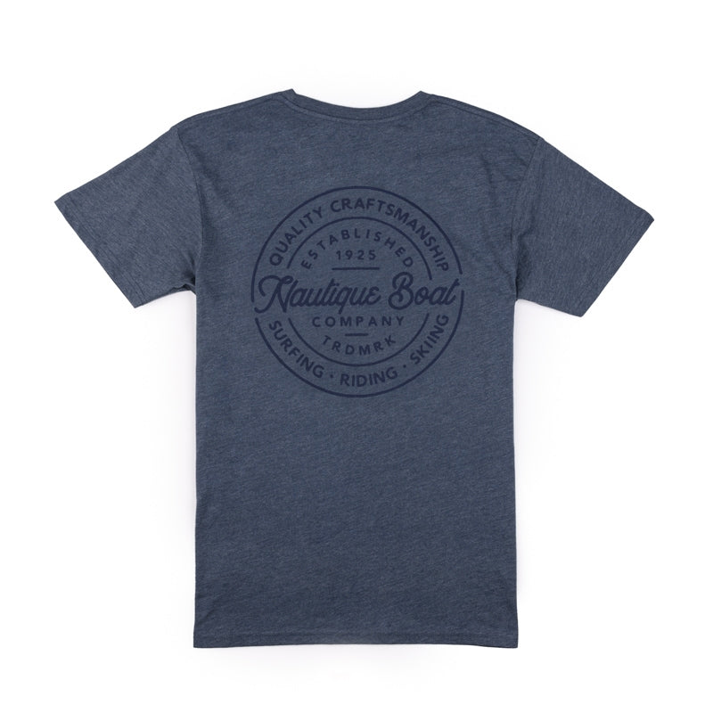 Trade Circle SS Tee - Shale Blue Heather