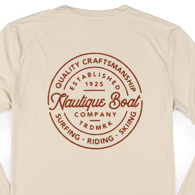 Trade Circle LS UPF Tee - Bermuda Tan