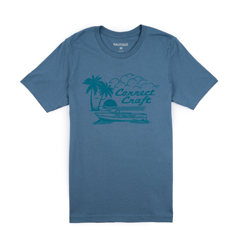 Classic CC SS Tee - Slate Blue