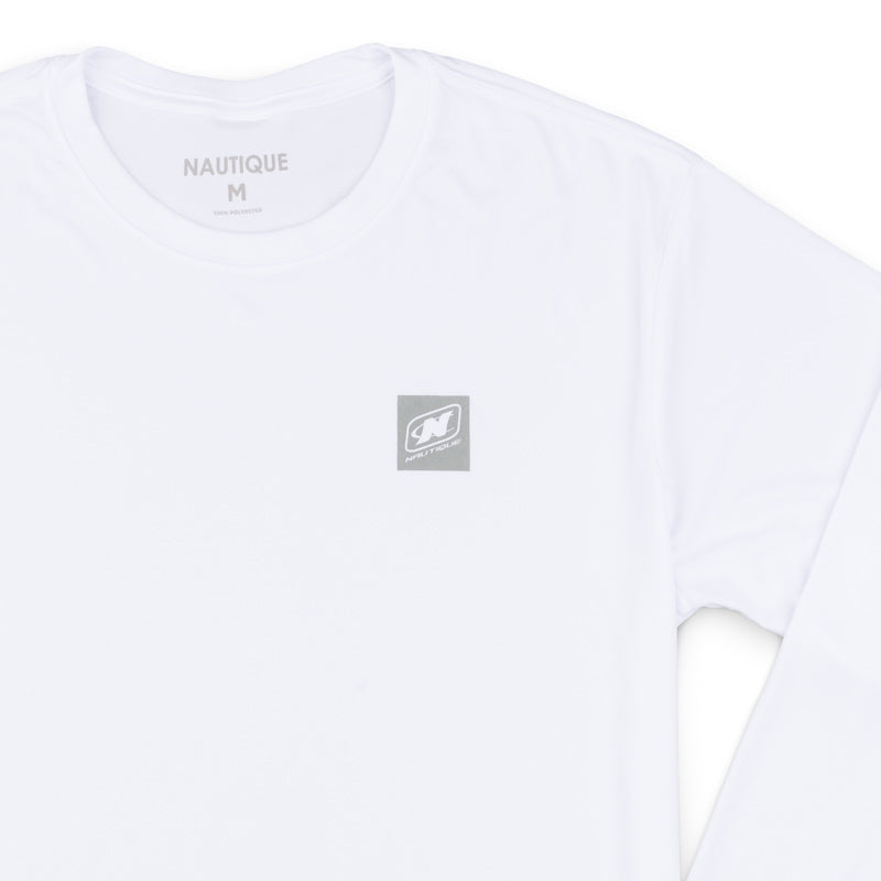 Dry Zone LS Performance Tee - White
