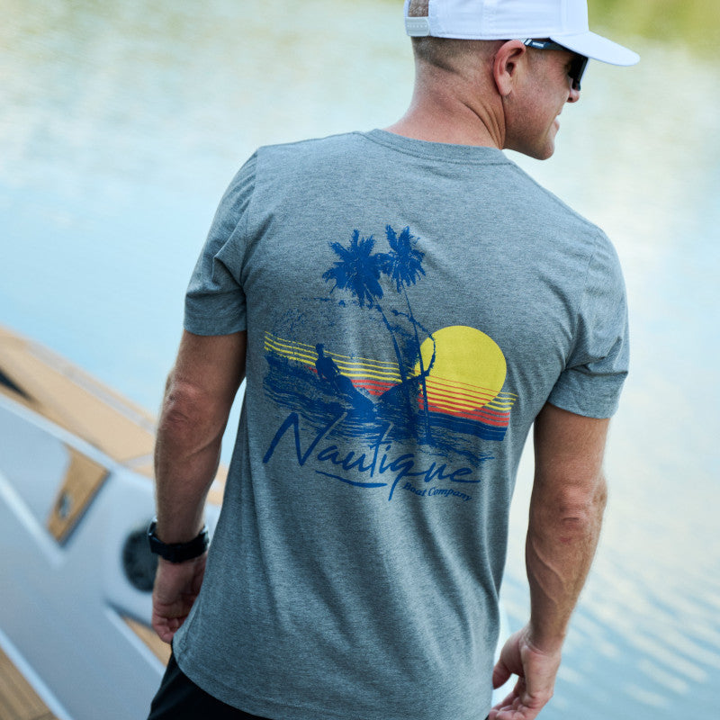Sunset Vibes Tee - Grey