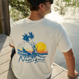 Sunset Vibes Tee - Natural