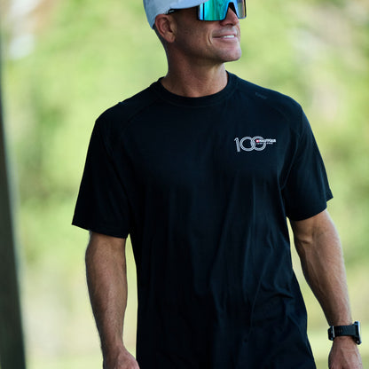 100th Anniversary TASC SS Fitness Tee - Black - CLEARANCE