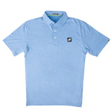 TASC Cloud Polo - Polar Blue Heather