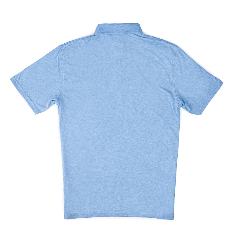 TASC Cloud Polo - Polar Blue Heather