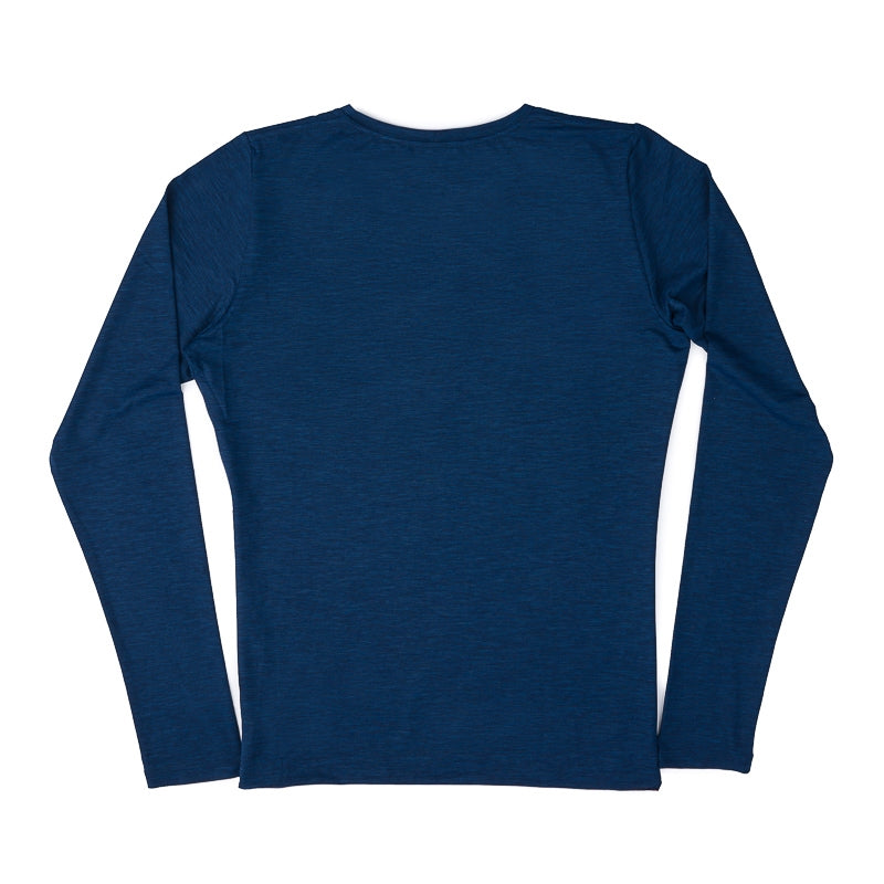 Women's Anetik LS Breeze Tee - Navy Heather