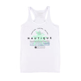 Women's Island Breeze Flowy Tank - White