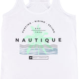 Women's Island Breeze Flowy Tank - White