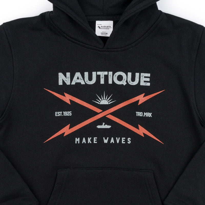 Youth Make Waves Hoodie - Black