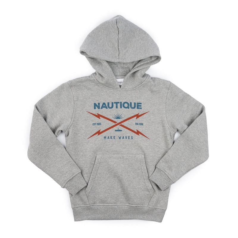 Youth Make Waves Hoodie - Charcoal Heather