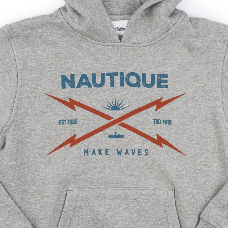 Youth Make Waves Hoodie - Charcoal Heather