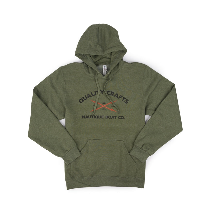 Quality Crafts Hooded Sweatshirt - Military Green