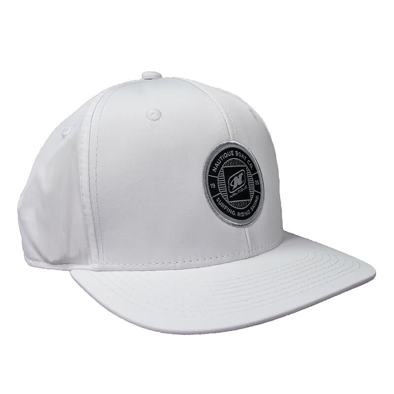 Nylon Performance Cap - White