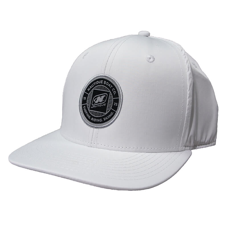 Nylon Performance Cap - White