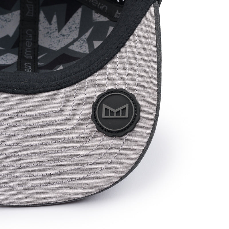 Melin A-Game Cap - Heather Charcoal (Red Patch)
