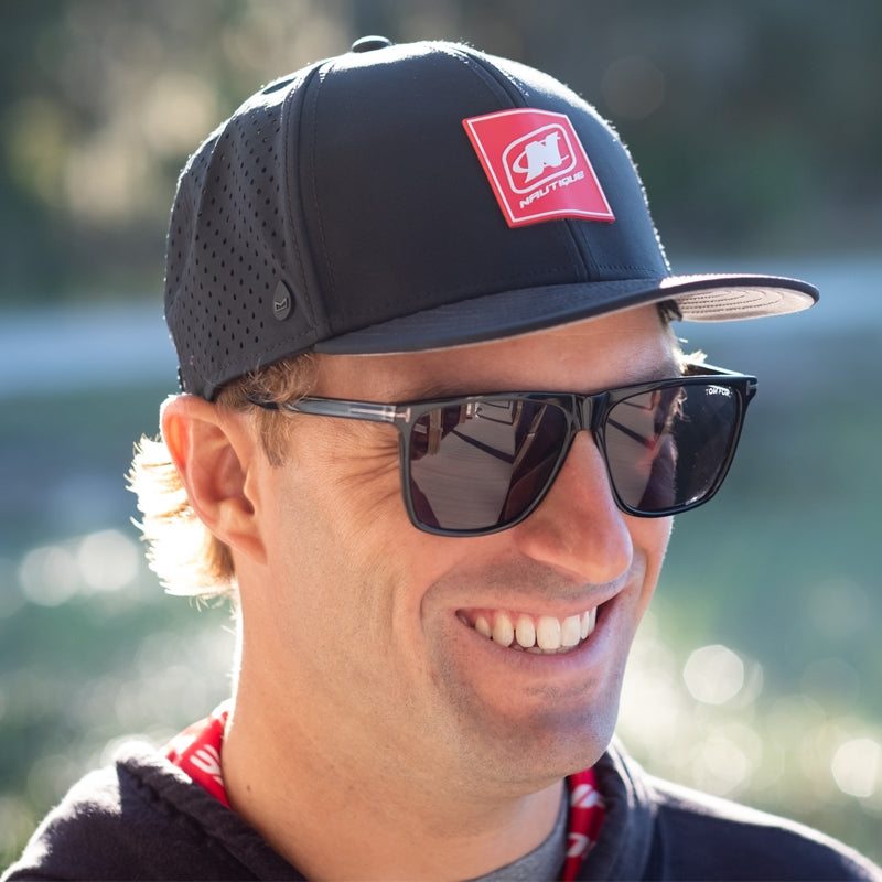 Melin A-Game Cap - Black (Red Patch)