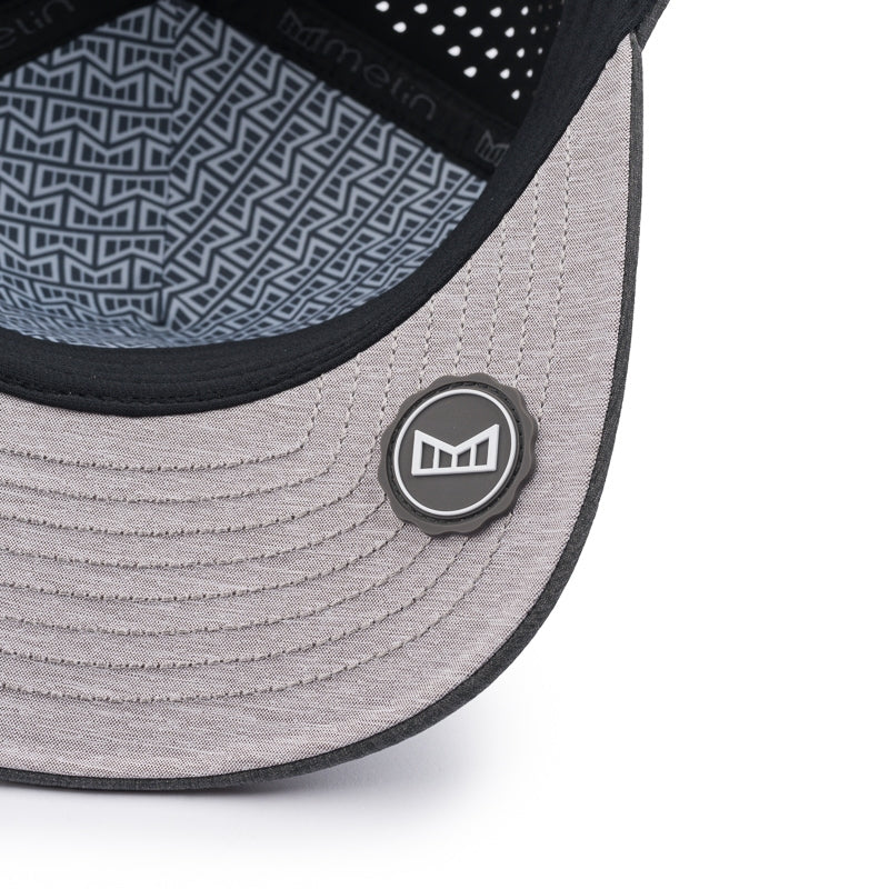 Melin Odyssey Cap - Heather Charcoal (Black Patch)