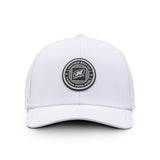 Melin A-Game Cap - White (Black Patch)