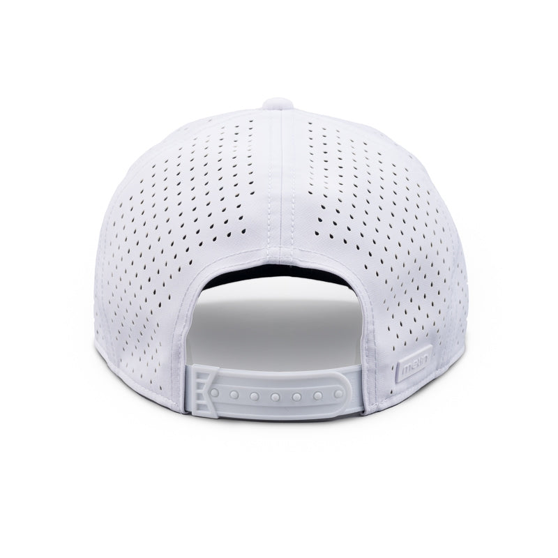 Melin A-Game Cap - White (Black Patch)