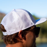 Melin A-Game Cap - White (Black Patch)