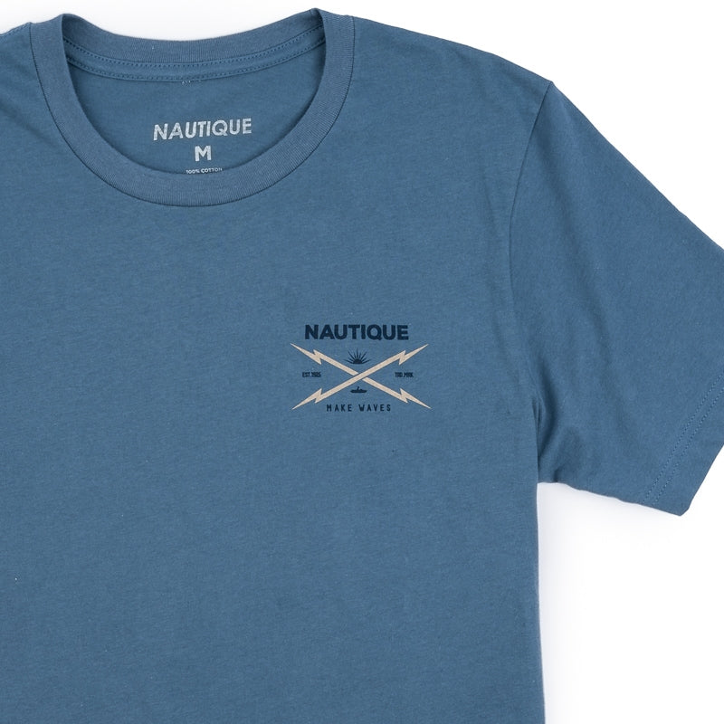 Make Waves SS Tee - Slate