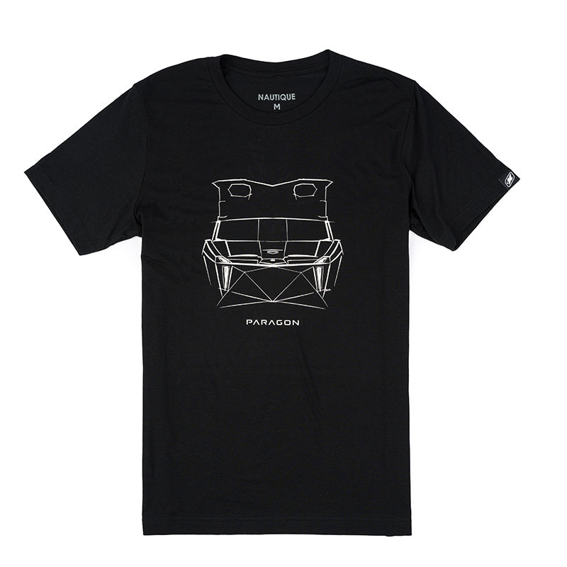 Paragon Design Concept Tee - Forward Profile - Black - CLEARANCE