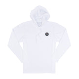 Men's 100th Anniversary Anetik Tech Hoodie Tee - White Heathered - CLEARANCE