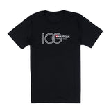 100th Anniversary Center Chest Logo Tee - Black - CLEARANCE