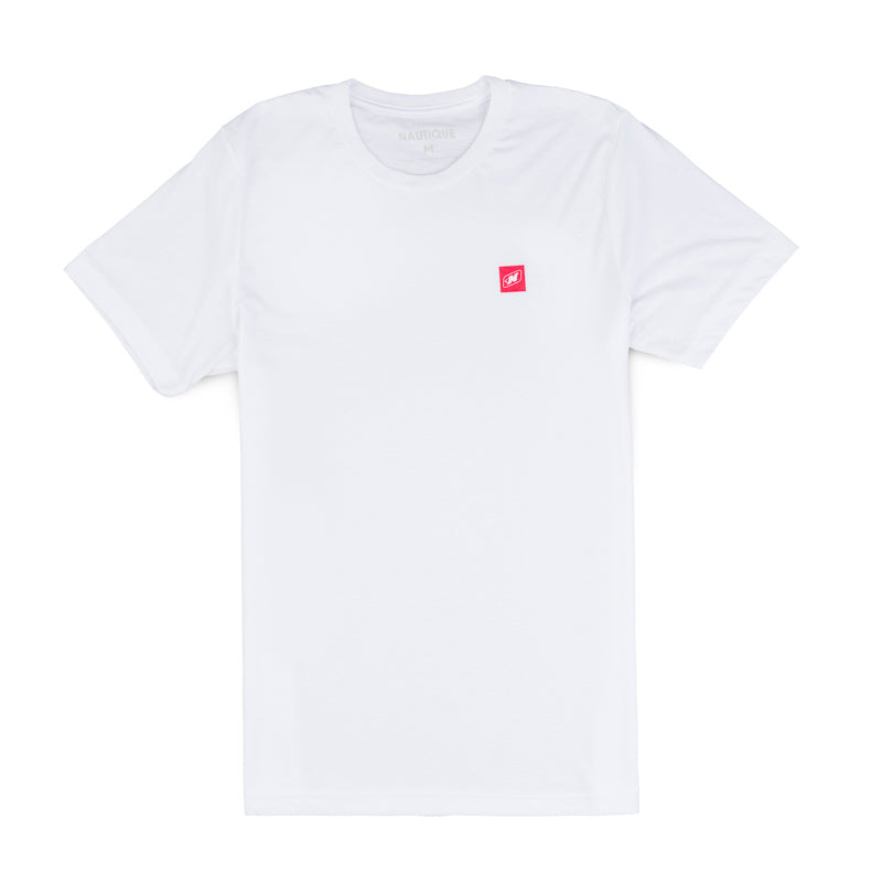 100th Anniversary Horizontal Back Logo Tee - White - CLEARANCE