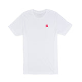 100th Anniversary Stacked Logo Tee - White - CLEARANCE