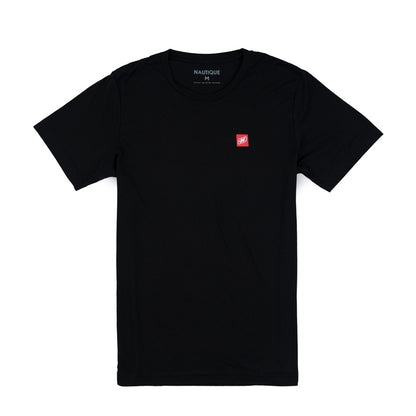 100th Anniversary Stacked Logo Tee - Black - CLEARANCE