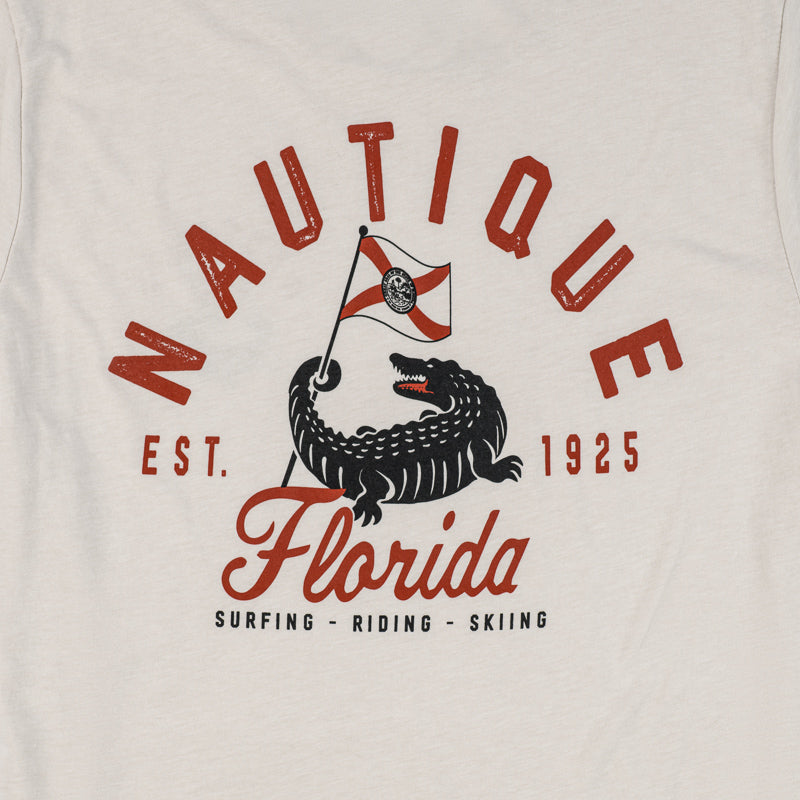 Florida Flag Tee - Cement - CLEARANCE