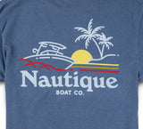 Neon Lights Tee - Blue Jean