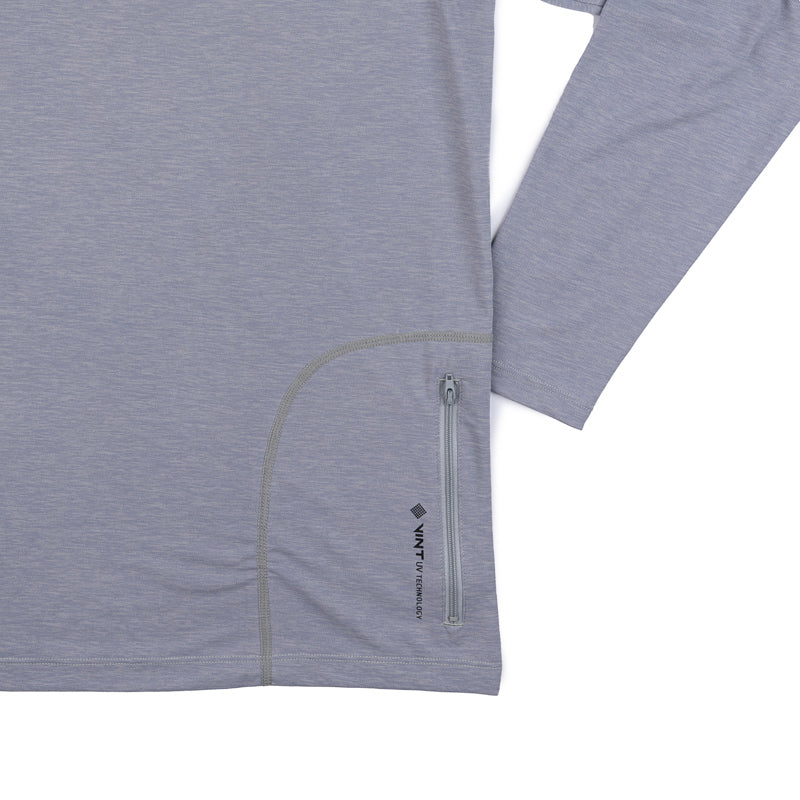 Men's 100th Anniversary Anetik Tech Hoodie Tee - Alloy Heathered