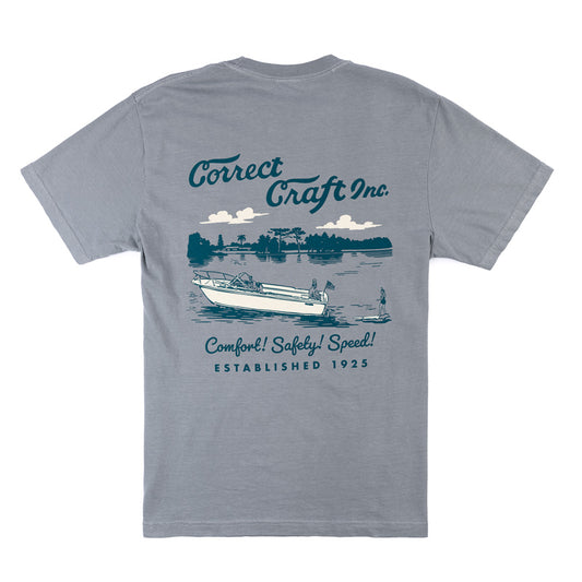 Correct Craft Inc SS Tee - Granite