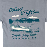 Correct Craft Inc SS Tee - Granite