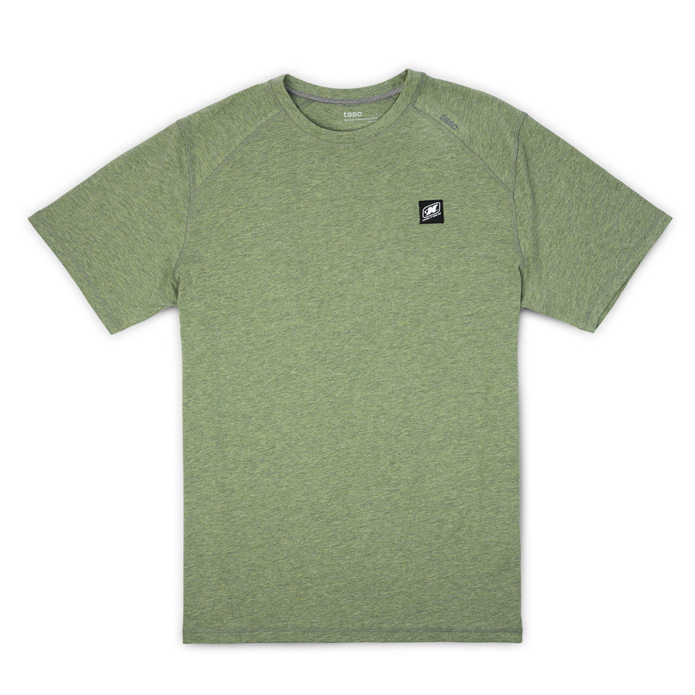 TASC Carrollton SS Fitness Tee - Kelp Green Heather
