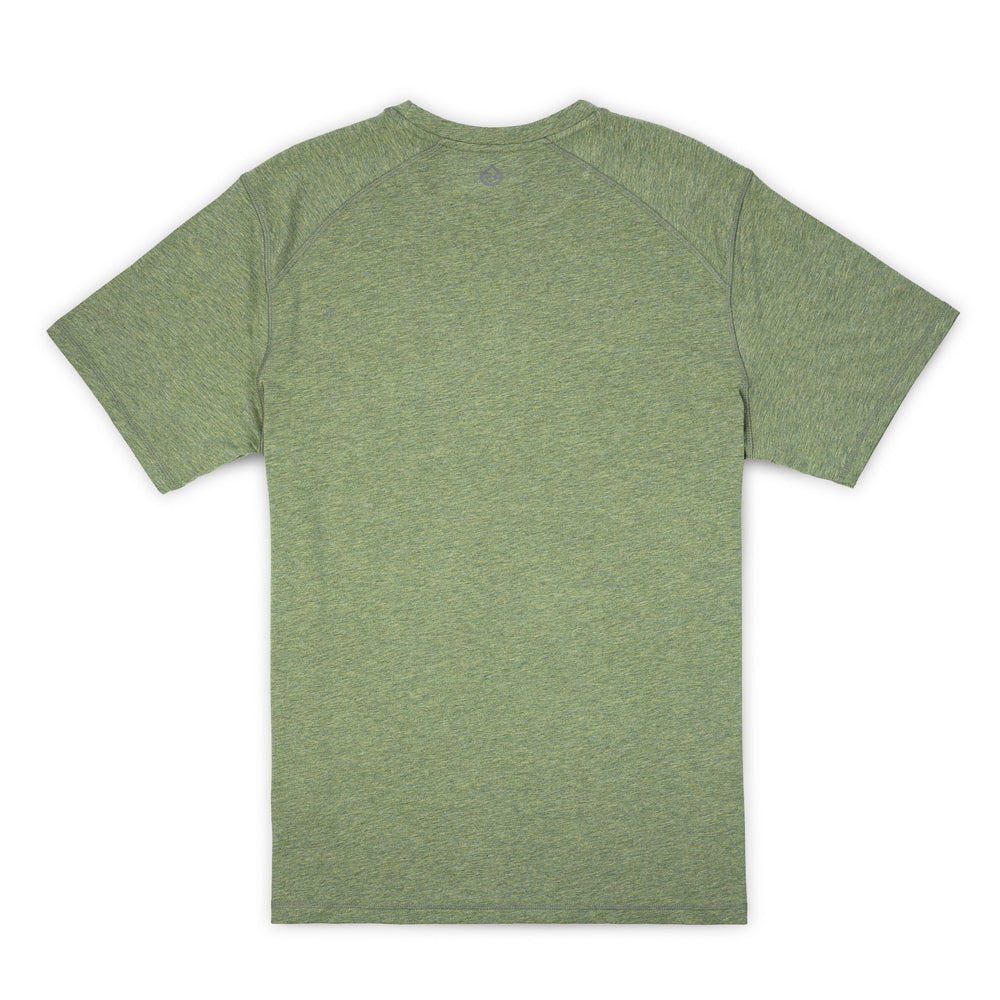 TASC Carrollton SS Fitness Tee - Kelp Green Heather
