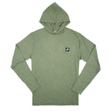 TASC Carrollton LS Hoodie Tee - Kelp Green Heather